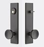 Richmond Brass Knob Exterior Door Hardware Tube Latch Set Rejuvenation