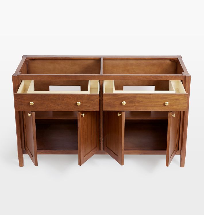 Ladd Walnut Double Vanity Rejuvenation