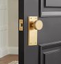 Jerico Brass Knob Interior Door Set Tube Latch Set Rejuvenation