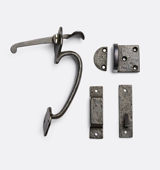 Cast Bronze Gate Thumb Latch Rejuvenation