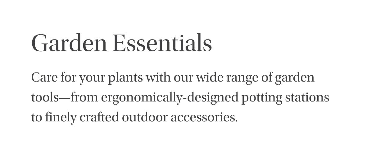 Garden Essentials