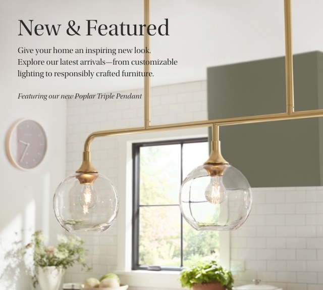 Featuring our new Poplar Triple Pendant