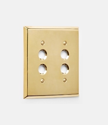 Lewis Push-Button Switchplate
