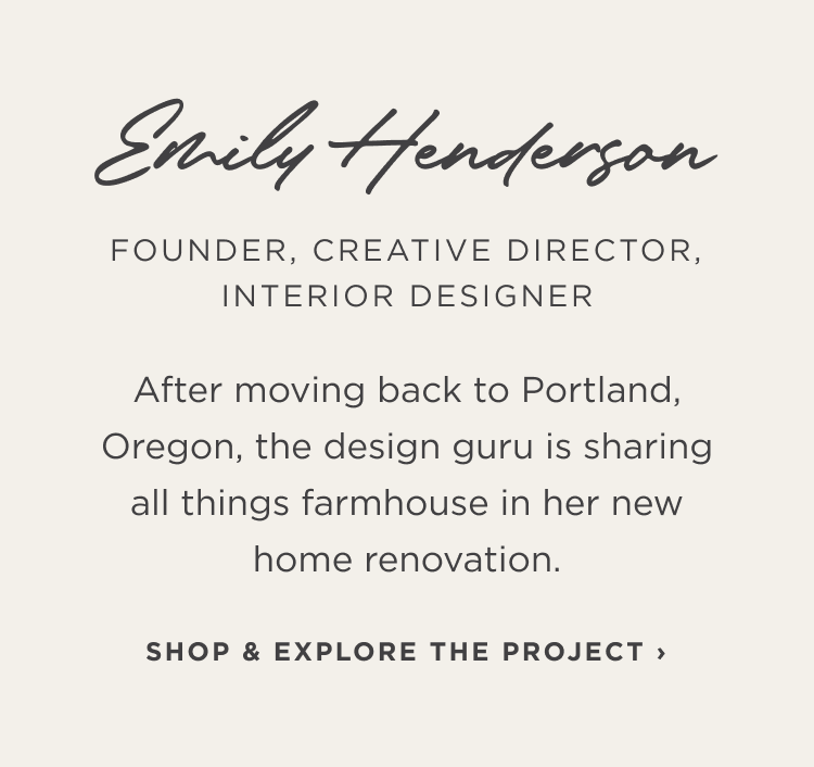 Shop Emily Henderson's project