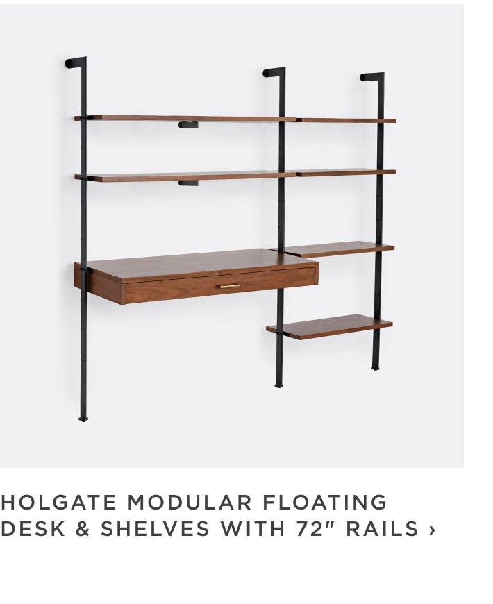 Holgate Desk with Shelves