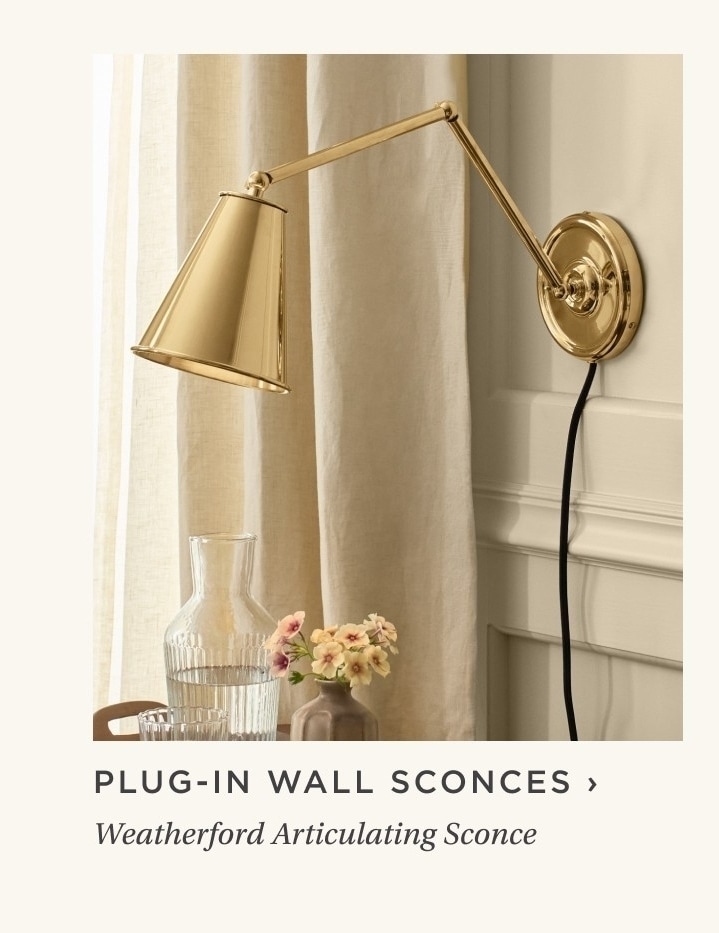 plug-in wall sconces