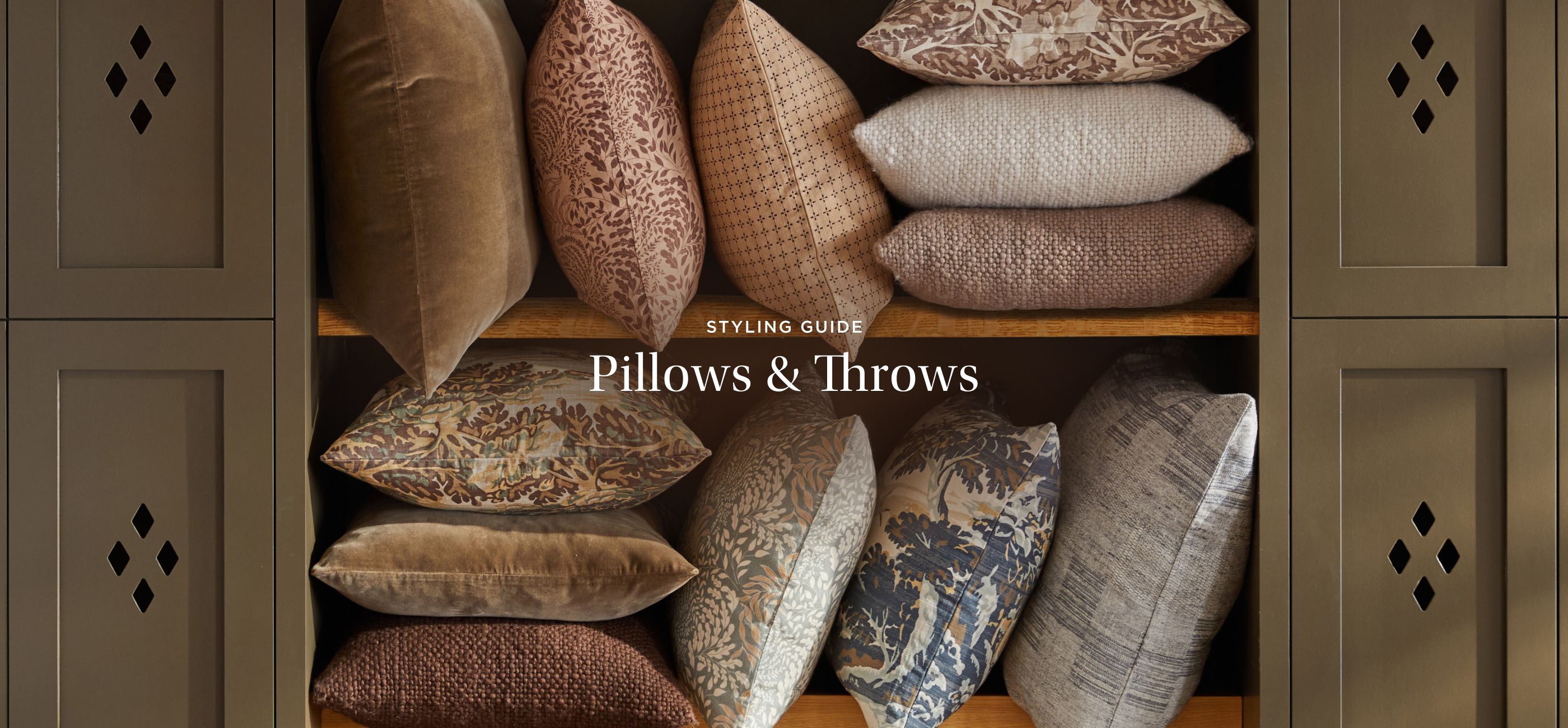 styling guide - pillows & throws