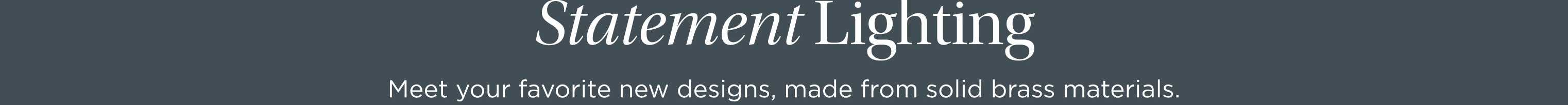 Shop All Statement Lighting