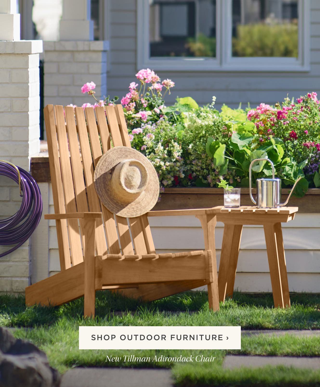 Shop Outdoor Furniture. New Tillman Adirondack Chair.
