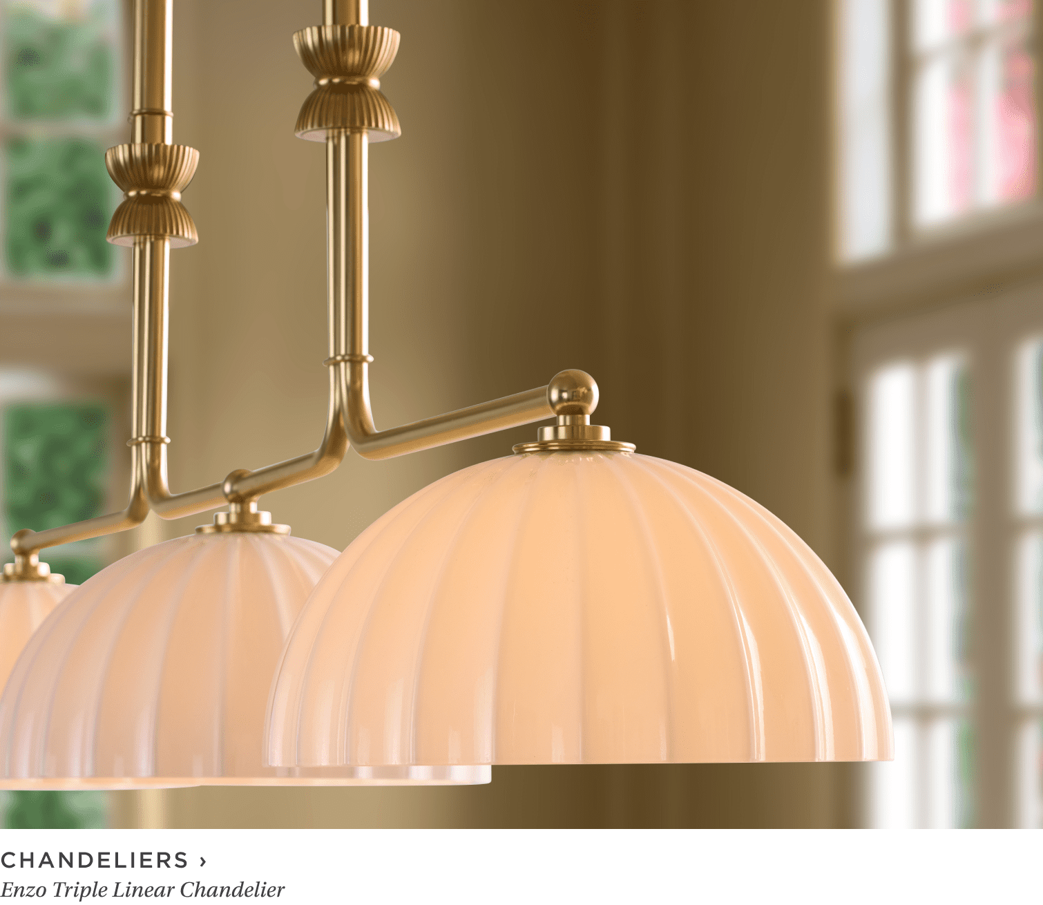 Shop Chandeliers. Enzo Triple Linear Chandelier. Shop Chandeliers. Enzo Triple Linear Chandelier.