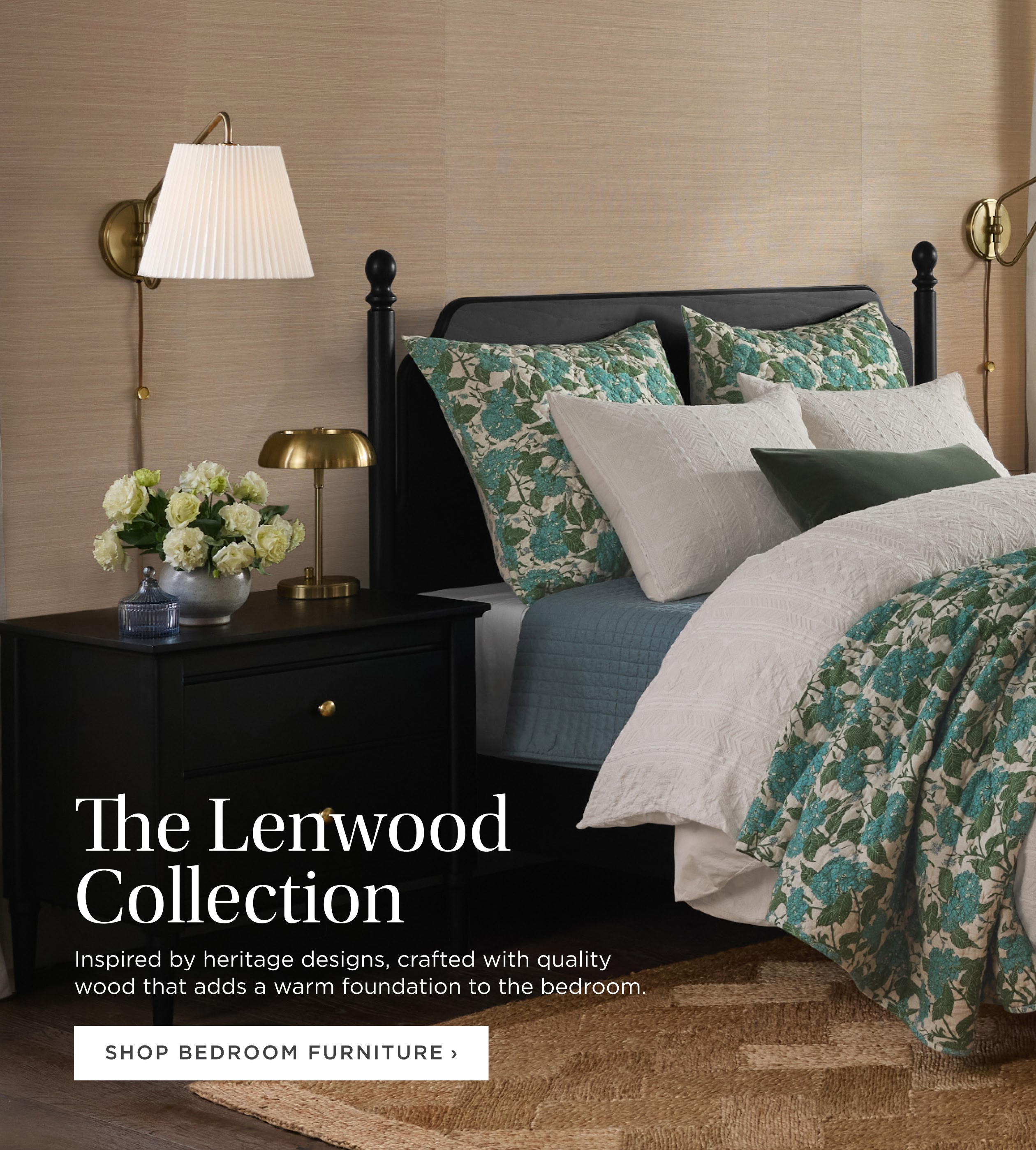 The Lenwood Collection. Inspired by heritage designs, crafted with quality wood that adds a warm foundation to the bedroom. Shop Bedroom Furniture. The Lenwood Collection. Inspired by heritage designs, crafted with quality wood that adds a warm foundation to the bedroom. Shop Bedroom Furniture.