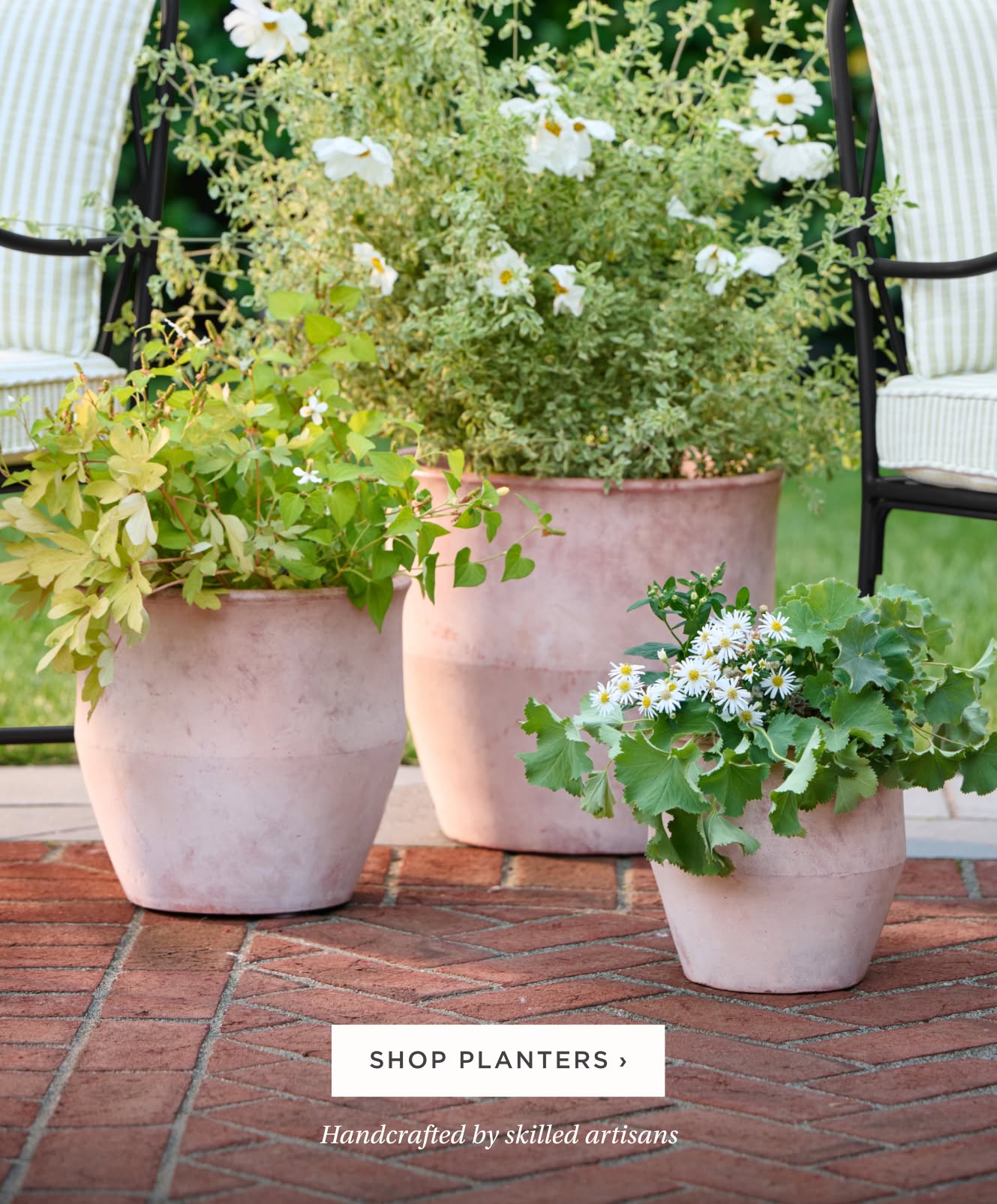Shop Planters. Handcrafted by skilled artisans.