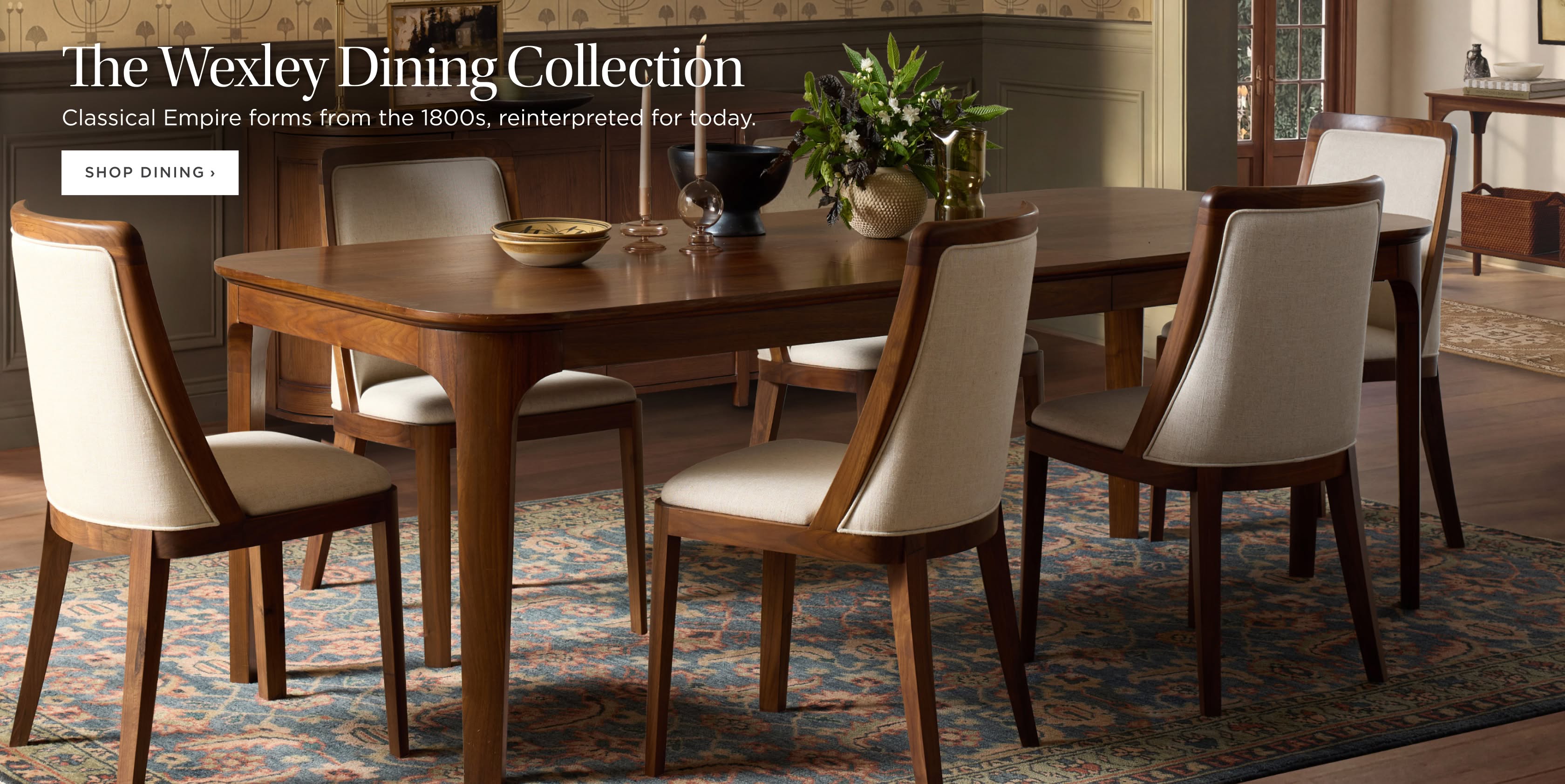 The Wexley Dining Collection. Shop Dining.