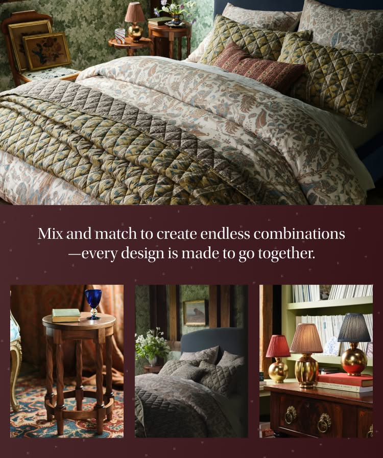 Mix and match to create endless combinations—every design is made to go together.