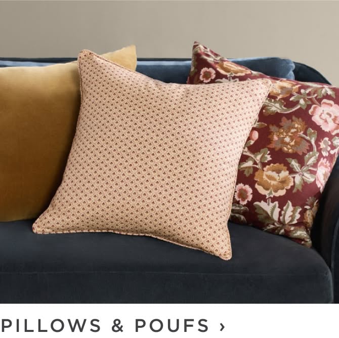 Pillows & Poufs