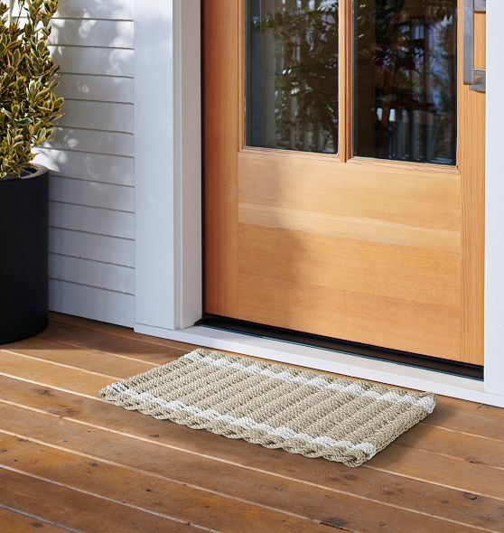 The Rope Co. Double Stripe Doormat | Rejuvenation