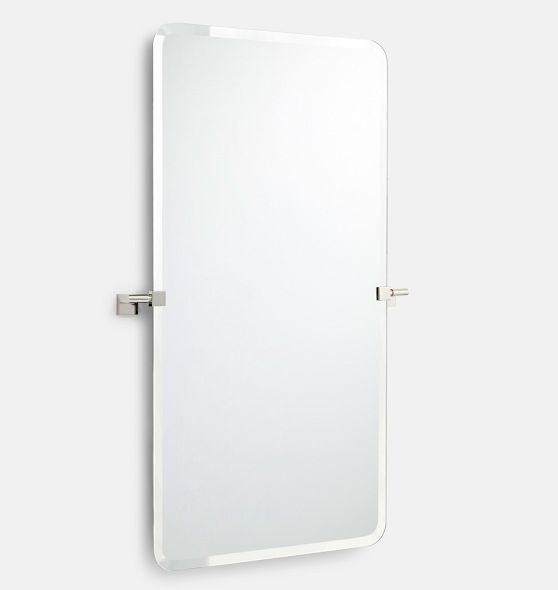 Meadows Frameless Wide Rectangle Pivot Mirror Rejuvenation