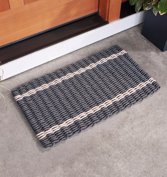 The Rope Co. Double Stripe Doormat | Rejuvenation