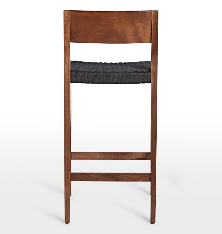 Bayley Bar Stool with Woven Rope Seat Rejuvenation