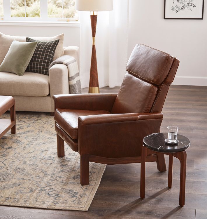 Bevington Leather Recliner Chair | Rejuvenation