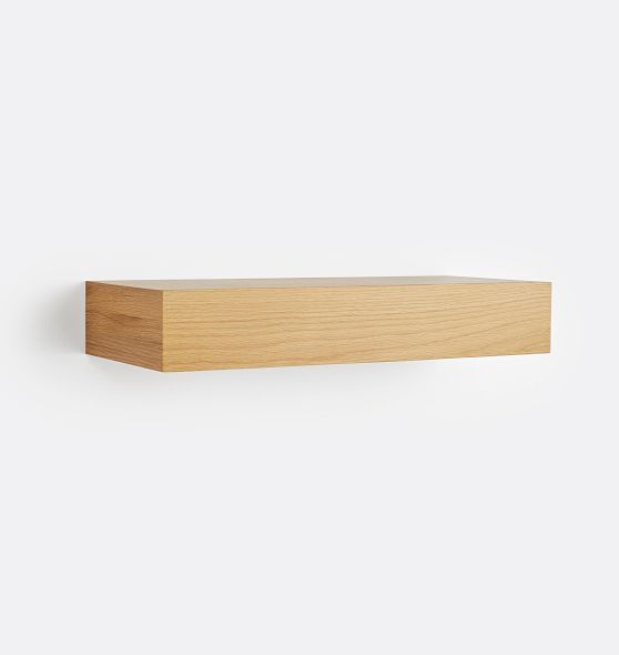 Floating Wood Shelf with 4" Height Rejuvenation