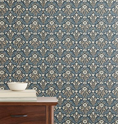 Bellflowers Morris & Co Wallpaper | Rejuvenation