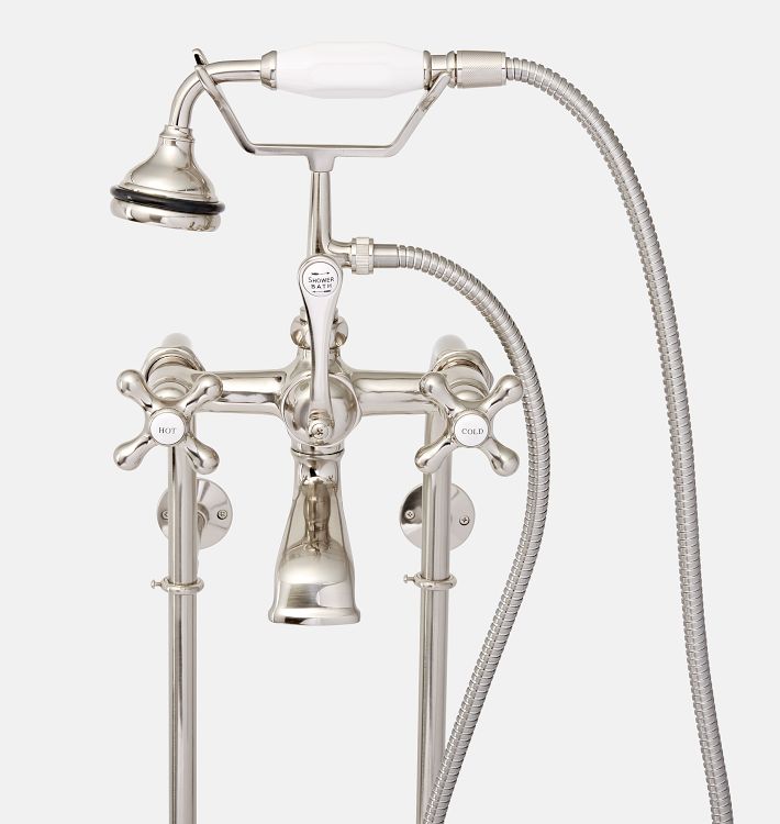 Free Standing Tub Filler with Supply Lines And Shutoffs Rejuvenation