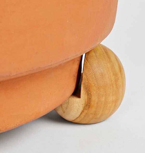 Teak Planter Feet Rejuvenation