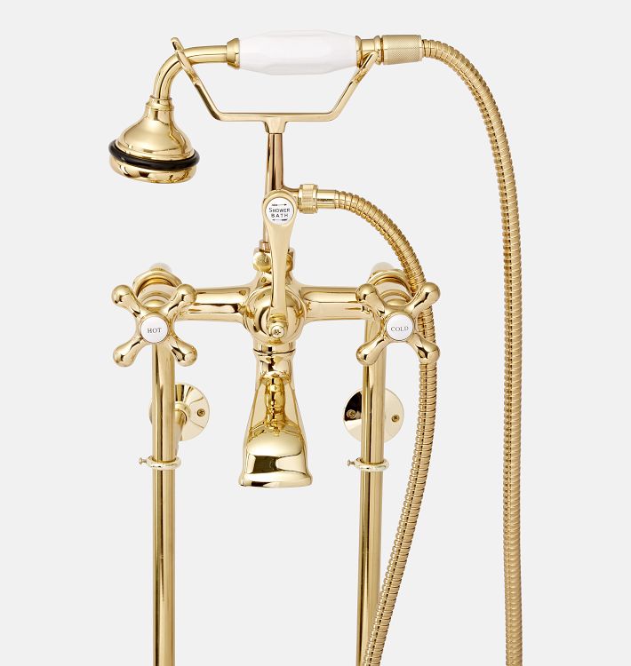 Free Standing Tub Filler with Supply Lines And Shutoffs Rejuvenation