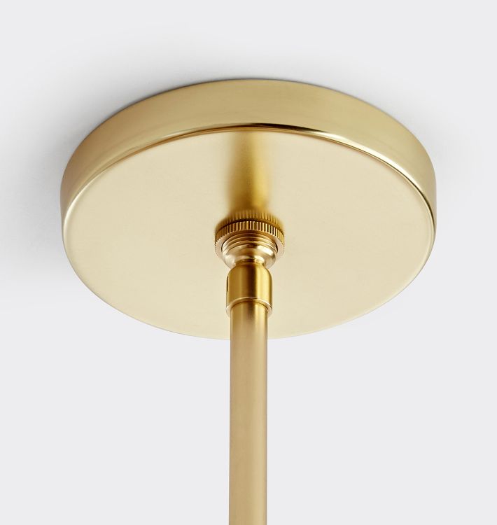 Willamette 16" Aged White Fluted Glass Bowl Chandelier Rejuvenation