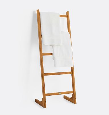 Teak Towel Ladder | Rejuvenation