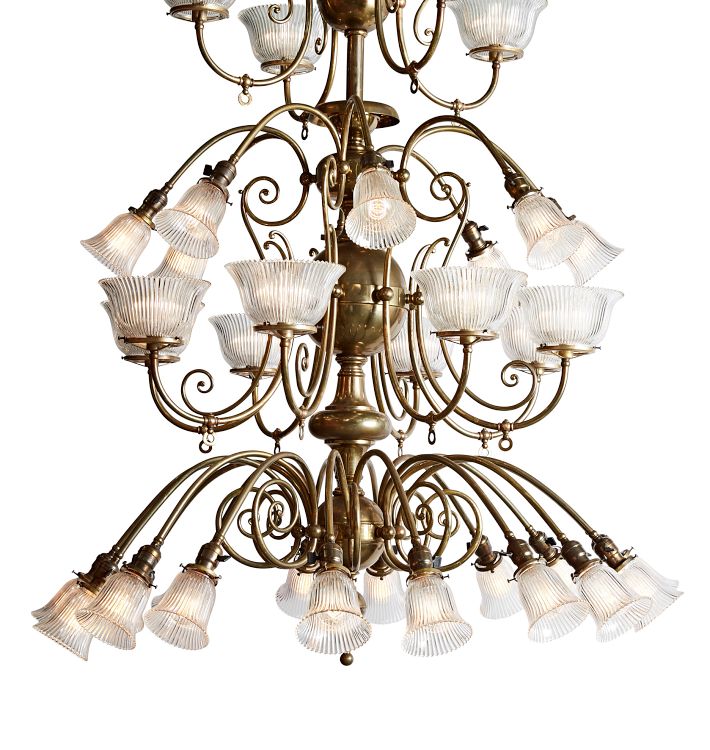 Monumental Victorian 36Light Chandelier Rejuvenation