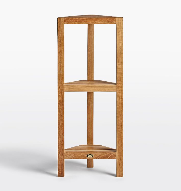 Teak 3Tier Corner Shelf Rejuvenation