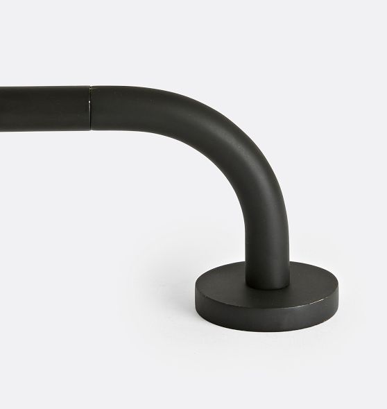 Stanton Adjustable Brass Drapery Rod Set Rejuvenation