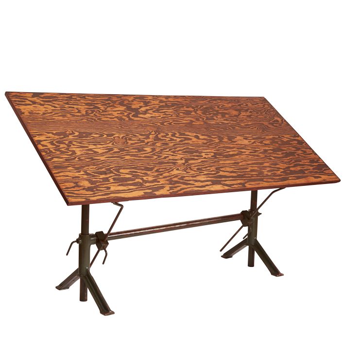 MidCentury Industrial Drafting Table Rejuvenation