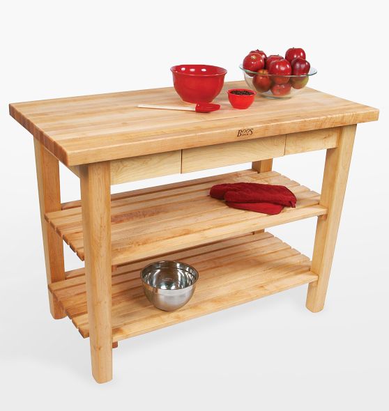 John Boos Classic Country Work Table Rejuvenation