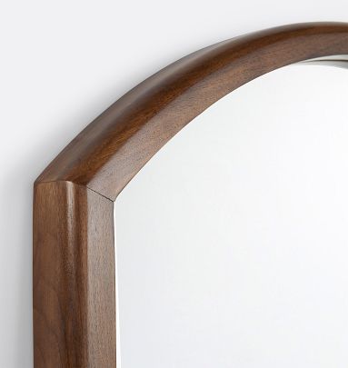 Arched Wood Frame Dowel Mirror | Rejuvenation