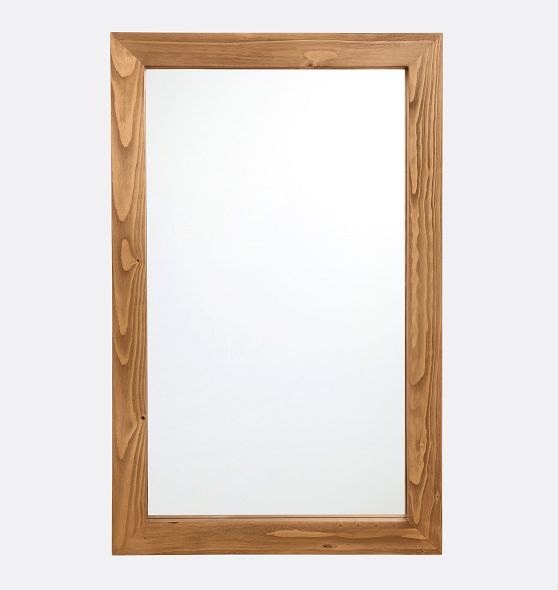 Clayton Chunky Wood Frame Mirror Rejuvenation
