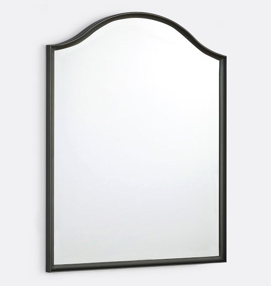 Arched Metal Frame Traditional Floor Mirror Rejuvenation