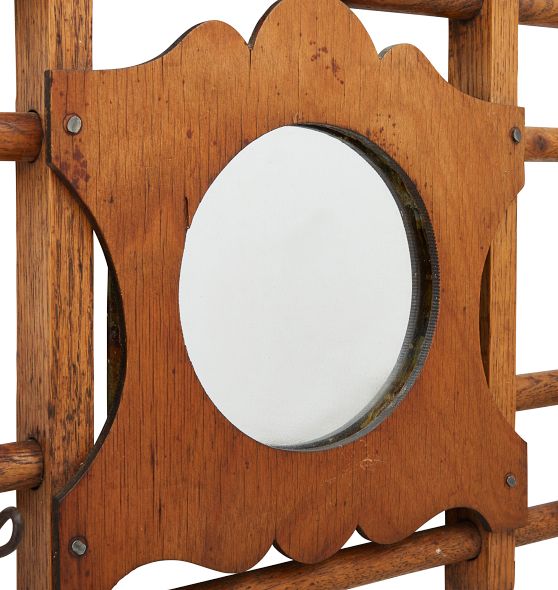 Mirrored Victorian Hook Rack Circa 1910S Rejuvenation