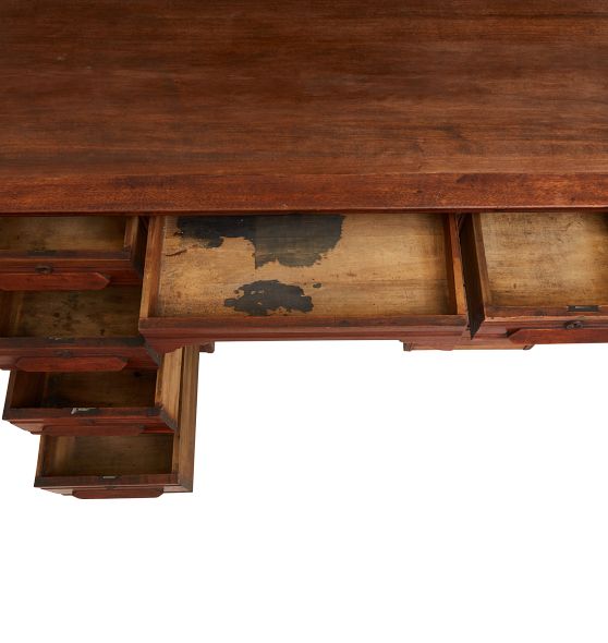 Wells Fargo Mahogany Desk Circa 1900 Rejuvenation