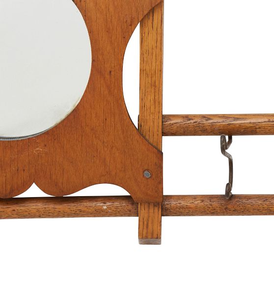 Mirrored Victorian Hook Rack Circa 1910S Rejuvenation