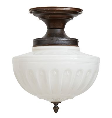 Classical Revival Flush Mount With Acorn Finial Circa 1920 | Rejuvenation