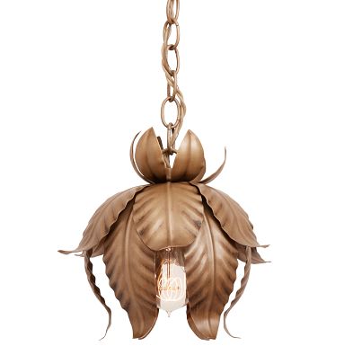Classical Revival Pendant with Acanthus Leaf Shroud | Rejuvenation
