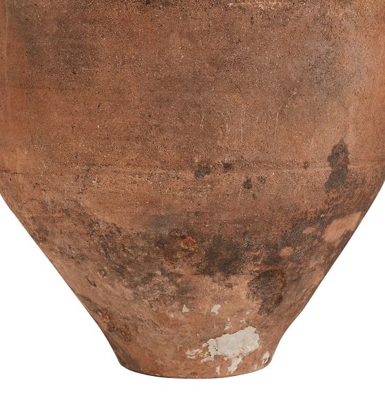 Tall Patinated Turkish Storage Vessel Rejuvenation