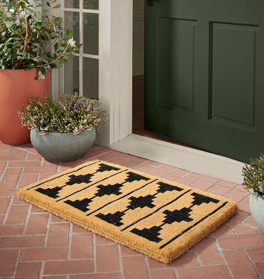 Horizontal Stripe Coir Doormat - 22 x 36