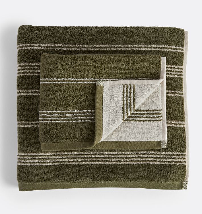 Italian Army White Terry Cloth Hand Towel