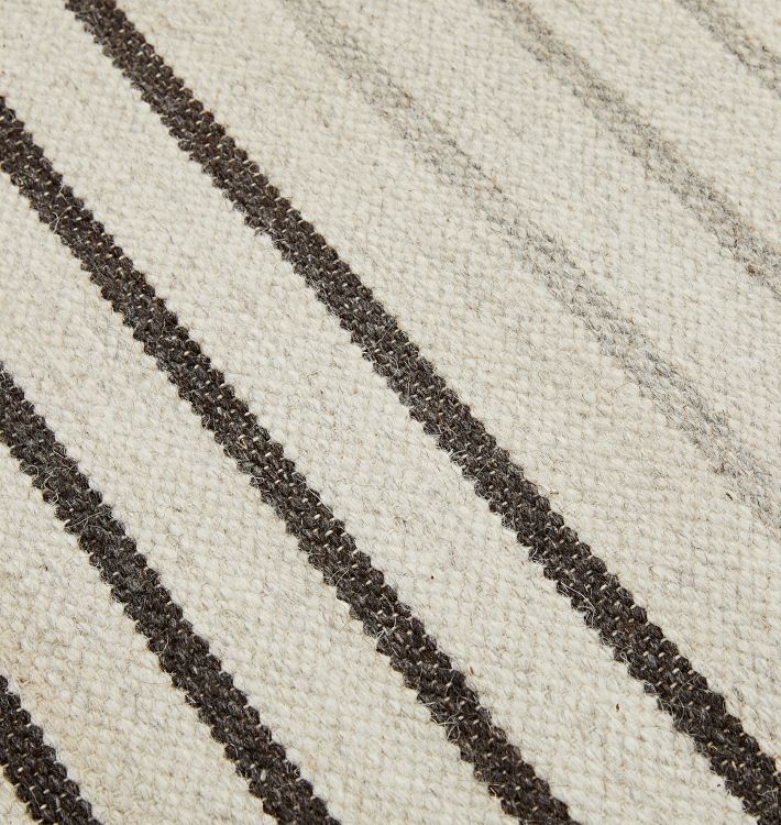 Striped Dhurrie Flatweave Rug Rejuvenation