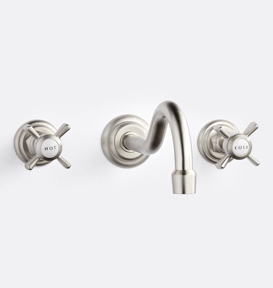 Connor Cross Handle Wall Mount Faucet Rejuvenation
