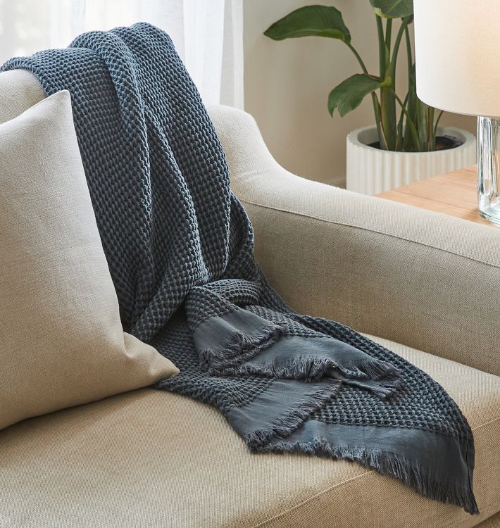 Waffle Knit Throw | Rejuvenation